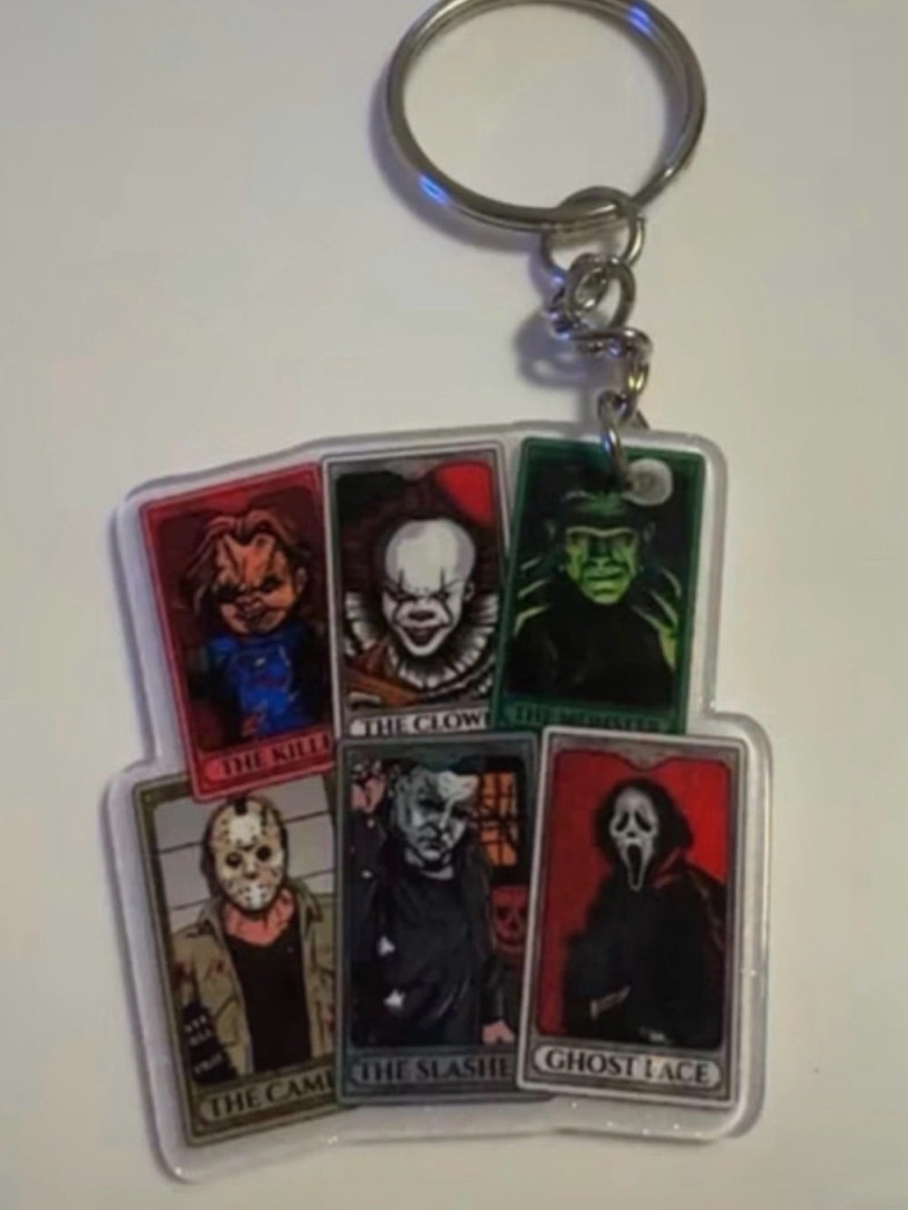 Horror Icon Keychain - Multicolor Card Set